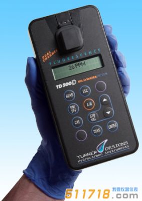 美國TURNER DESIGNS TD-500D紫外熒光水中油測定儀