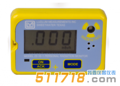 美國LUDLUM Model 25-IS-1個人輻射劑量計