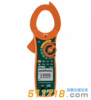 美國EXTECH MA1500 1500A真有效值交流/直流鉗型表+ NCV