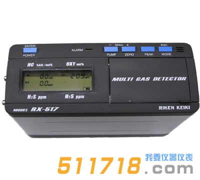 日本理研RX-517便攜式復(fù)合氣體檢測儀
