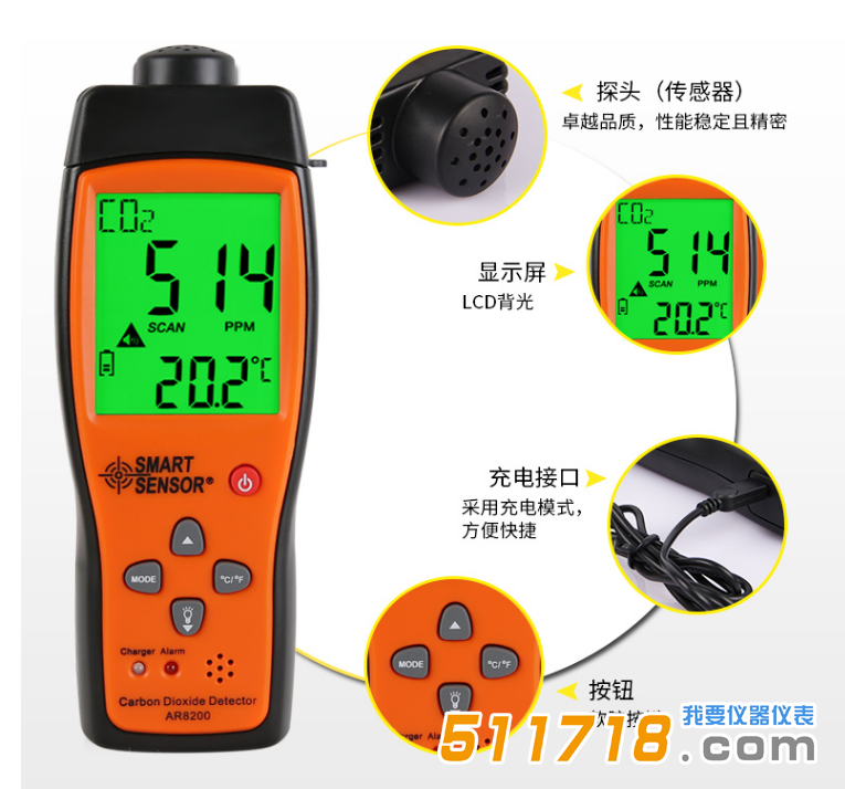 希瑪SMART SENSOR AR8200二氧化碳檢測儀.png